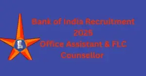 Bank of India Recruitment 2025
